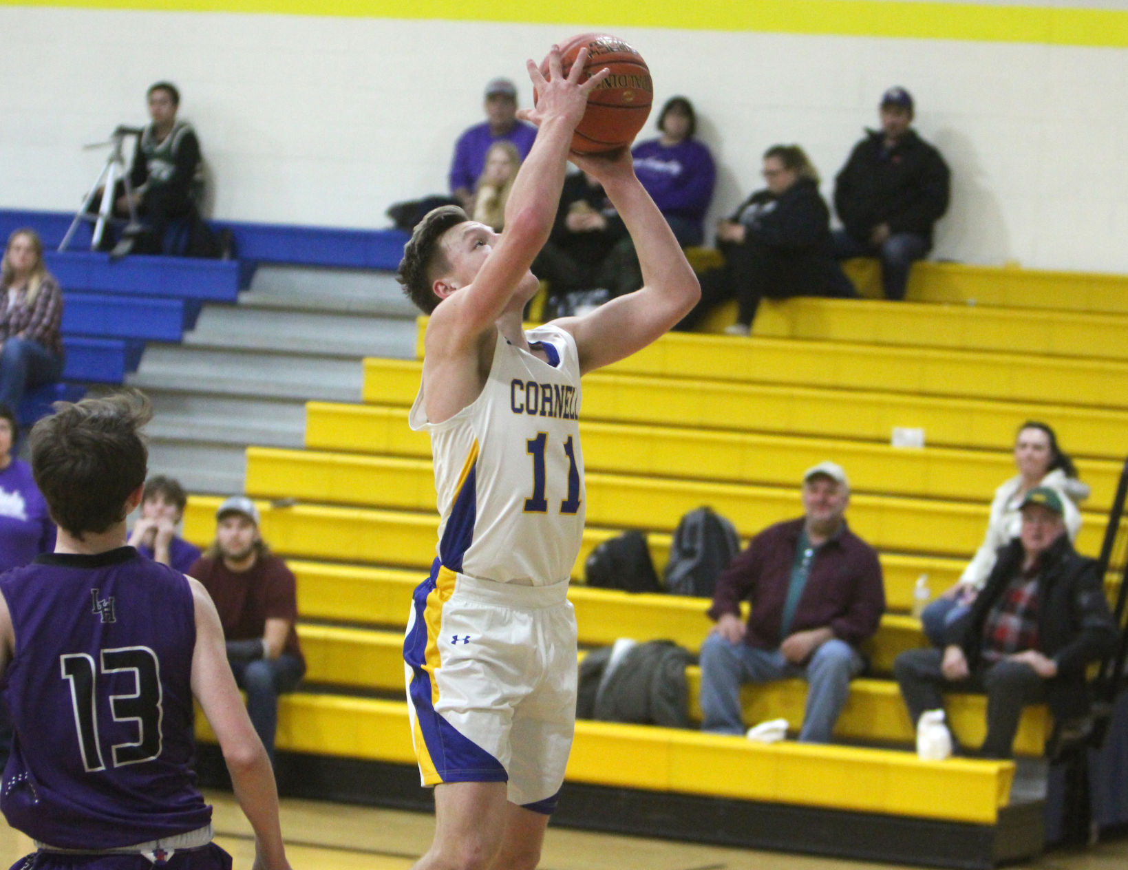 Lake Holcombe at Cornell boys basketball 1-14-22